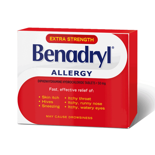 EXTRA STRENGTH BENADRYL (50MG)