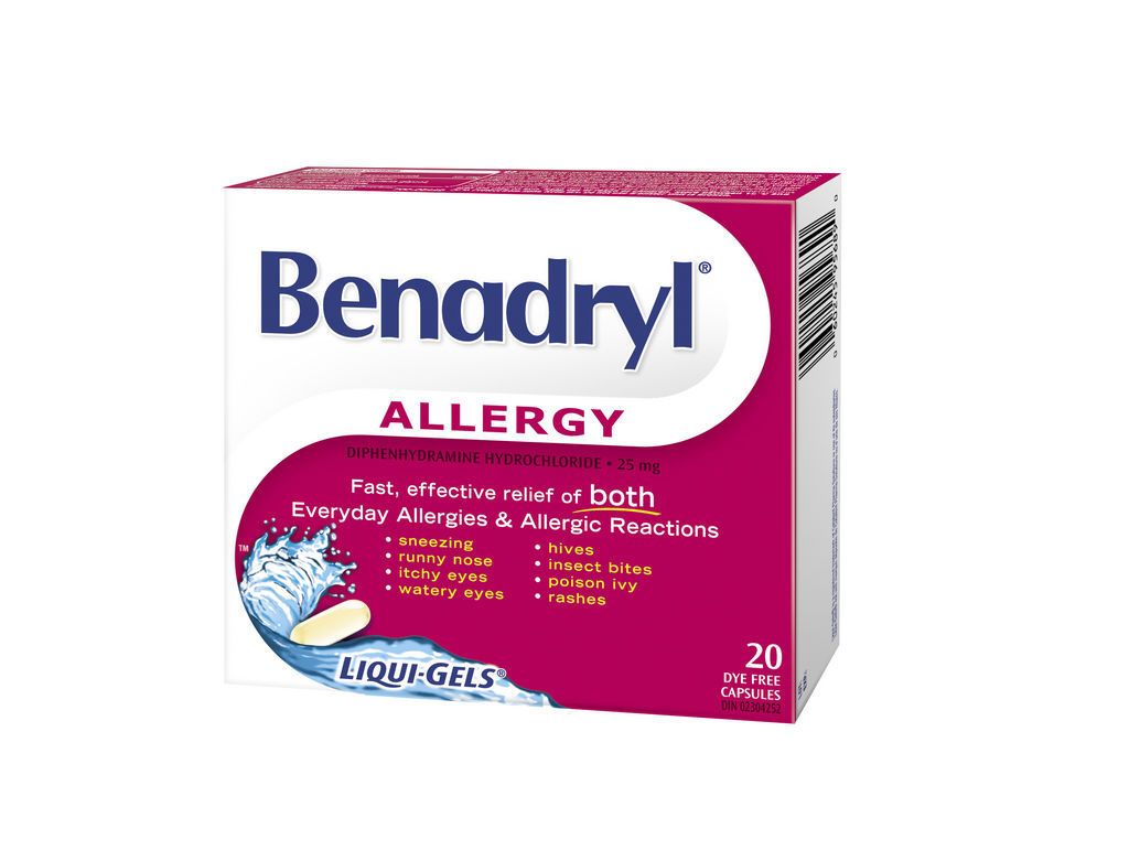 BENADRYL ALLERGY LIQUI-GEL (25MG)