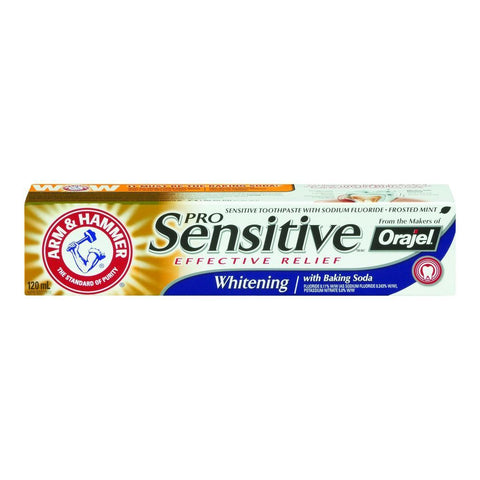 SENSITIVE WITH WHITENING TOOTHPASTE