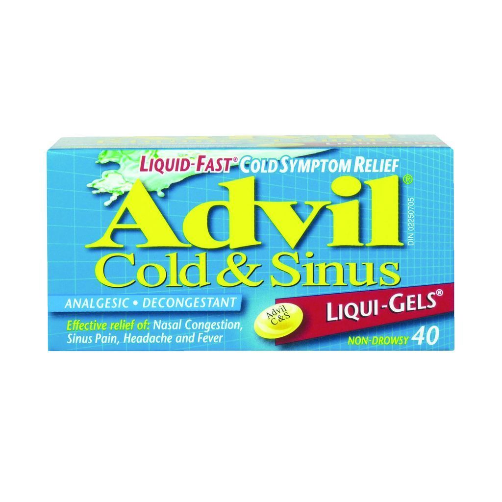 ADVIL COLD AND SINUS LIQUI-GELS
