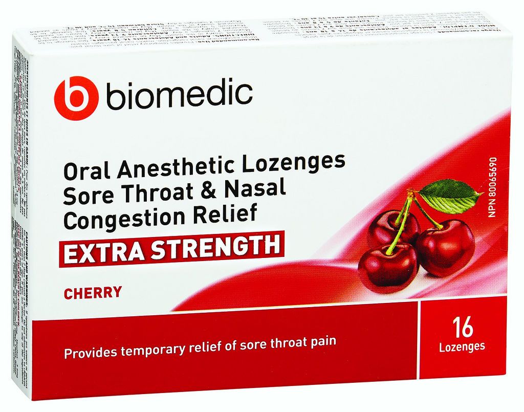 ANESTHETIC SORE THROAT LOZENGES