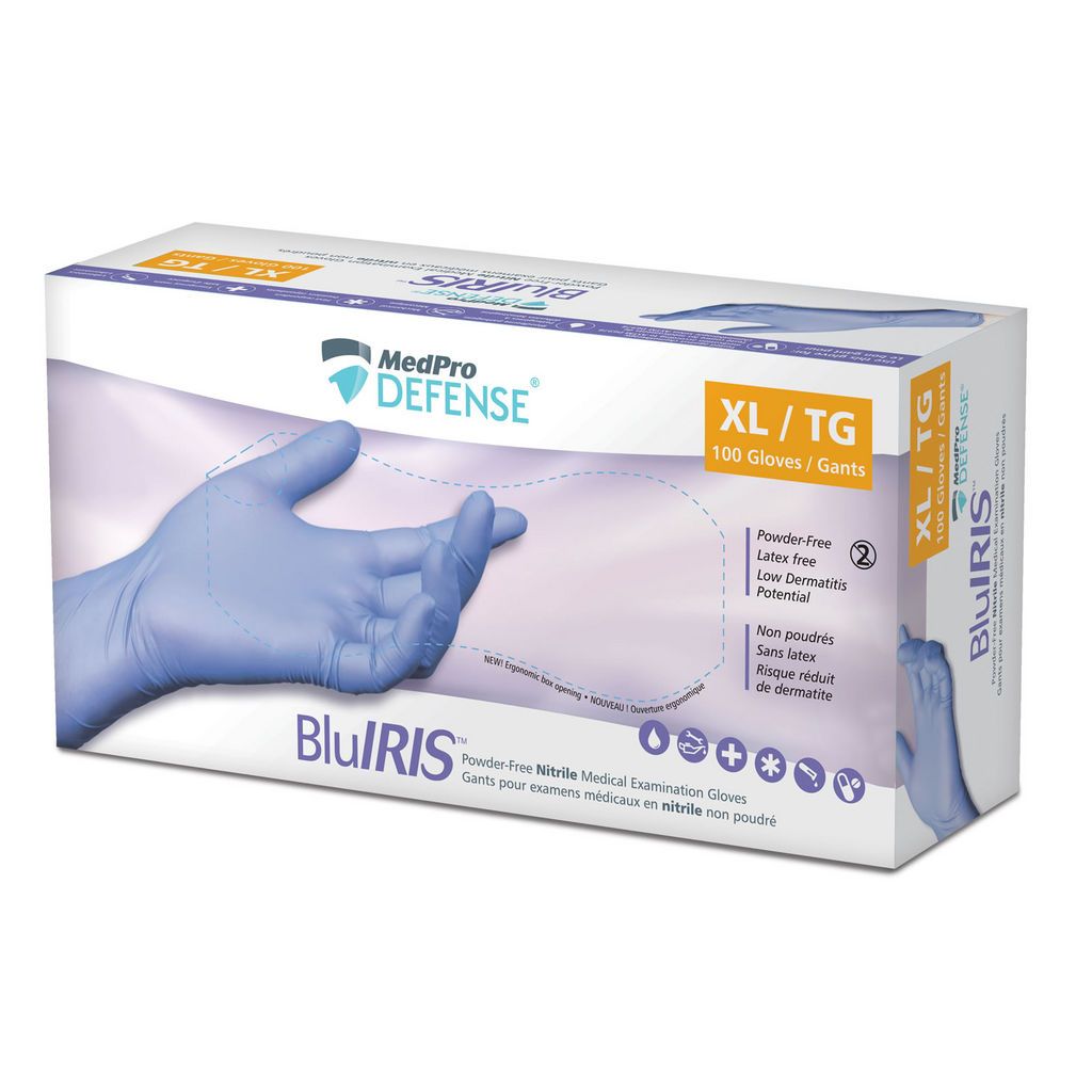 MEDPRO BLUIRIS POWDER-FREE NITRILE GLOVES