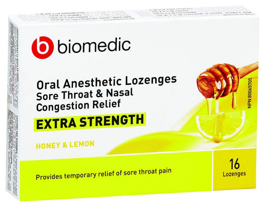 ANESTHETIC SORE THROAT LOZENGES