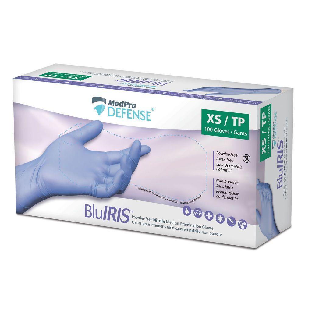 MEDPRO BLUIRIS POWDER-FREE NITRILE GLOVES