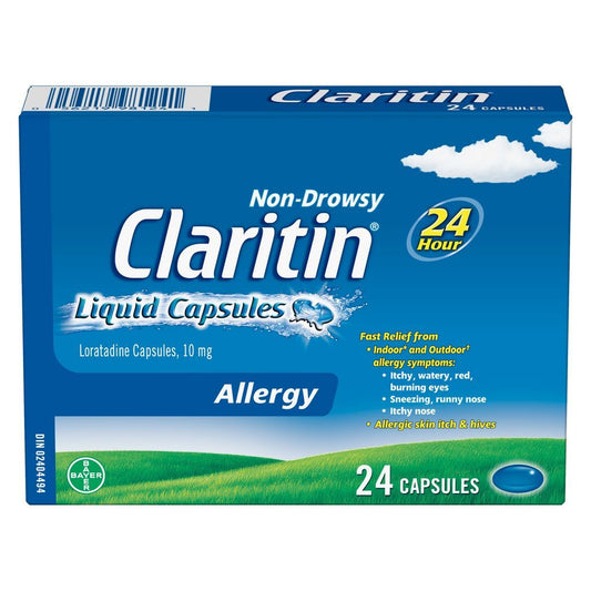 CLARITIN ALLERGY LIQUID CAPSULES (10MG)