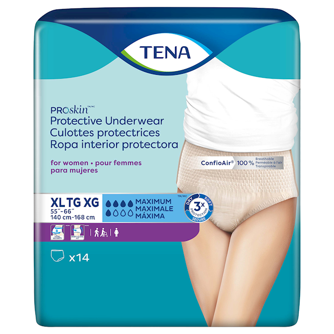 PROSKIN PROTECTIVE UNDERWEAR FOR WOMEN