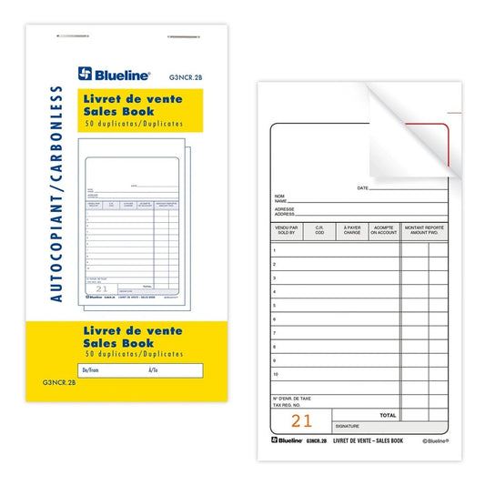 SALES BOOK IN DUPLICATE