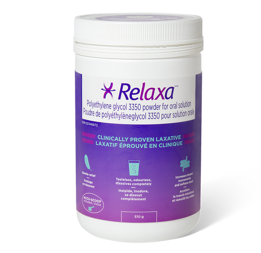 RELAXA PEG3350 GENTLE LAXATIVE POWDER
