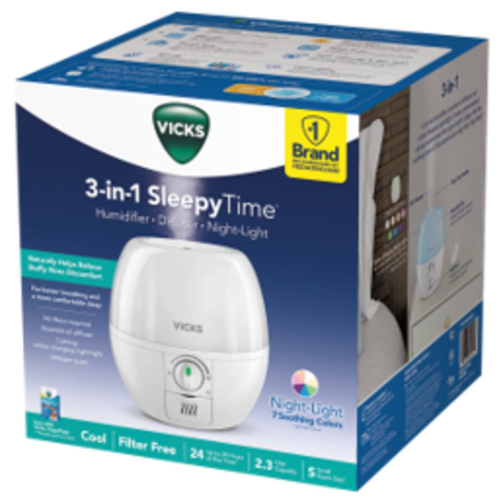 SLEEPY COOL MIST ULTRASONIC HUMIDIFIER