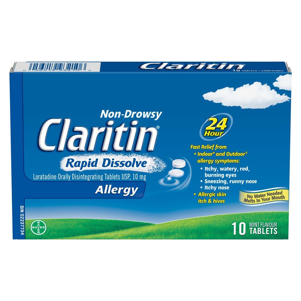 CLARITIN RAPID DISSOLVE TABLETS (10MG)