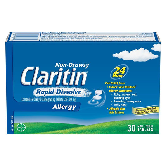 CLARITIN RAPID DISSOLVE TABLETS (10MG)