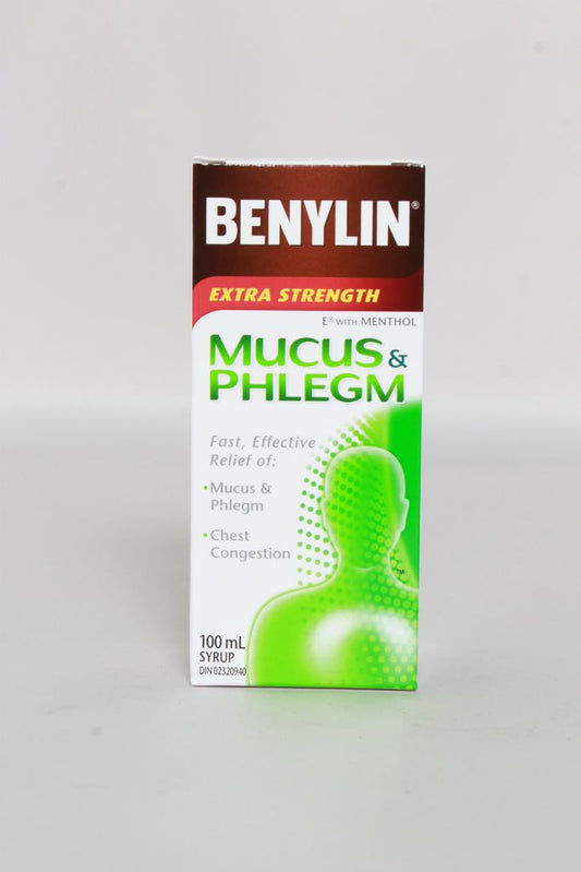 BENYLIN MUCOUS AND PHLEGM RELIEF EXTRA STRENGTH
