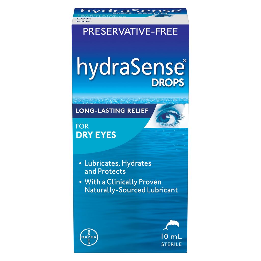 HYDRASENSE DRY EYE DROPS - PRESERVATIVE FREE