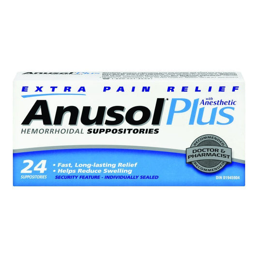 ANUSOL SUPPOSITORIES PLUS