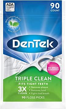 TRIPLE CLEAN FLOSS PICKS