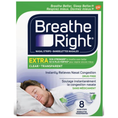 BREATHE RIGHT NASAL STRIPS