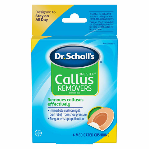 ONE STEP MEDICATED CALLUS REMOVER CUSHIONS