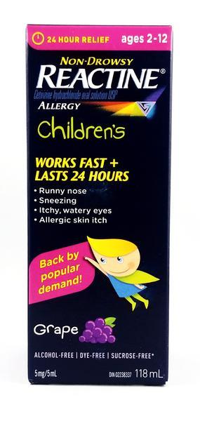 CHILDRENS GRAPE ALLERGY SYRUP