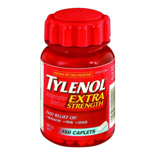 TYLENOL EXTRA STRENGTH CAPLETS (500MG)