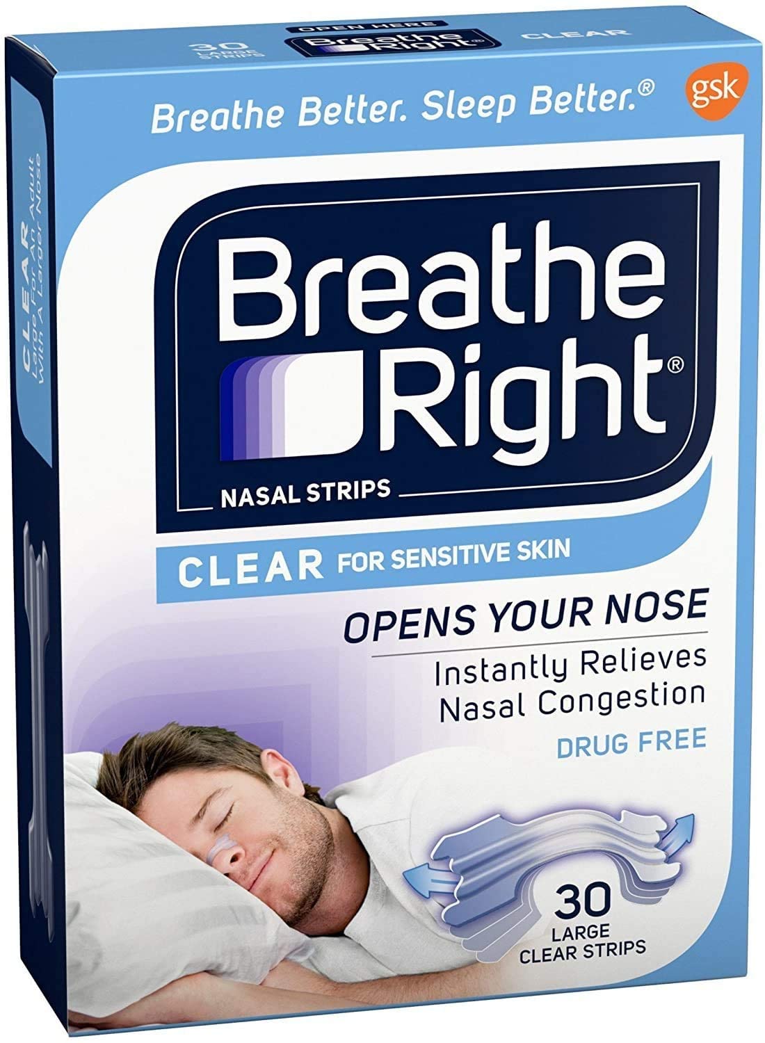 BREATHE RIGHT NASAL STRIPS