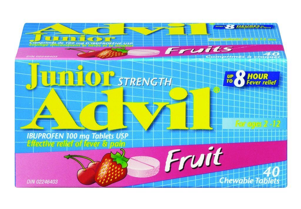 ADVIL JUNIOR CHEWABLE TABLETS (100MG)