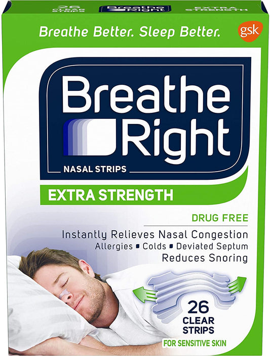 BREATHE RIGHT NASAL STRIPS