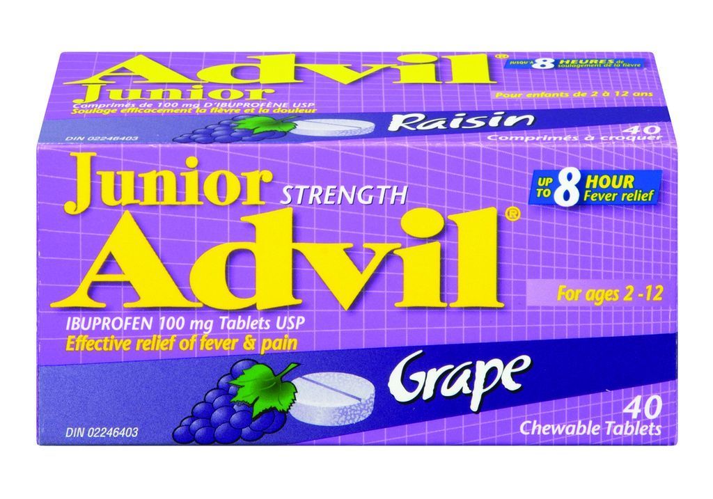 ADVIL JUNIOR CHEWABLE TABLETS (100MG)