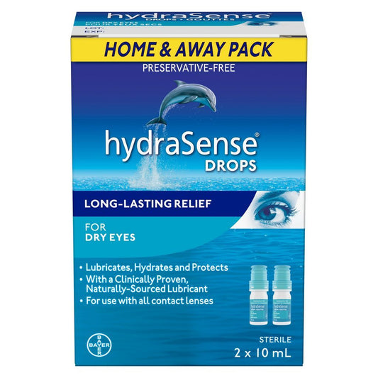 HYDRASENSE DRY EYE DROPS - PRESERVATIVE FREE