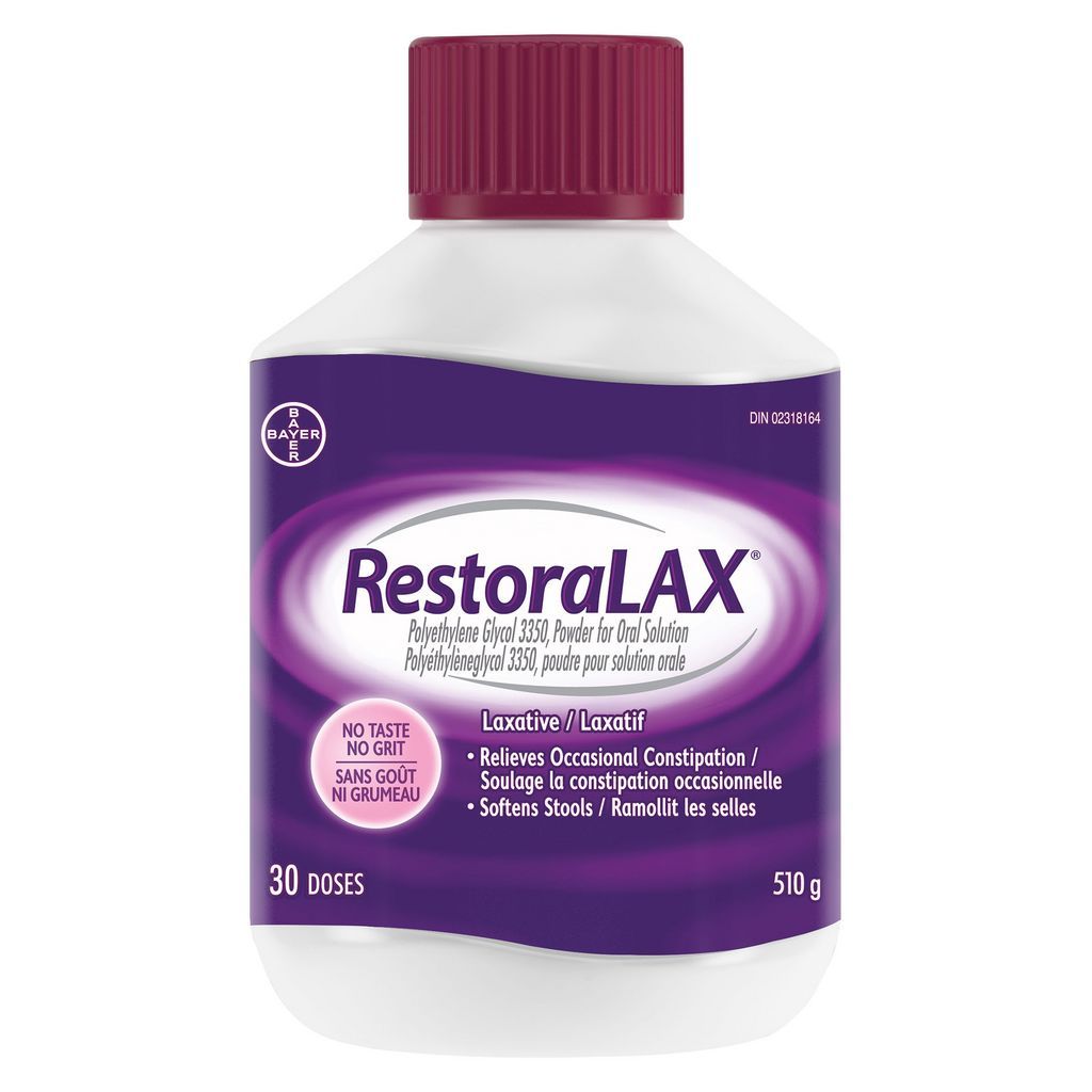 RESTORALAX PEG3350 GENTLE LAXATIVE POWDER