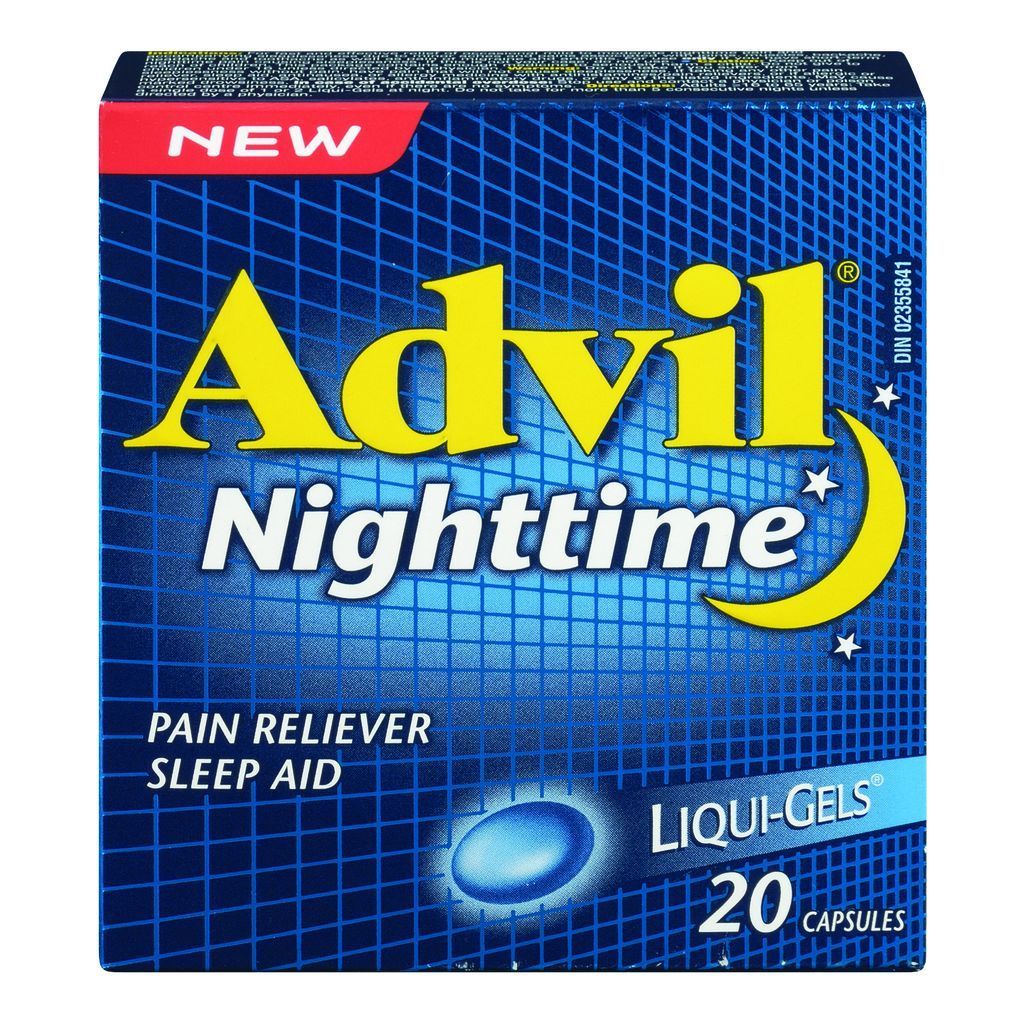 ADVIL LIQUI-GELS NIGHTTIME (200MG)