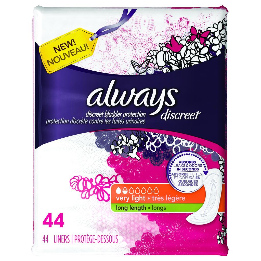 DISCREET BLADDER PROTECTION LINERS