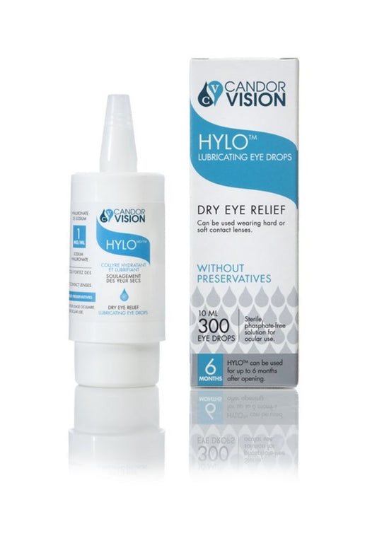 HYLO LUBRICATING EYE DROPS - PRESERVATIVE FREE