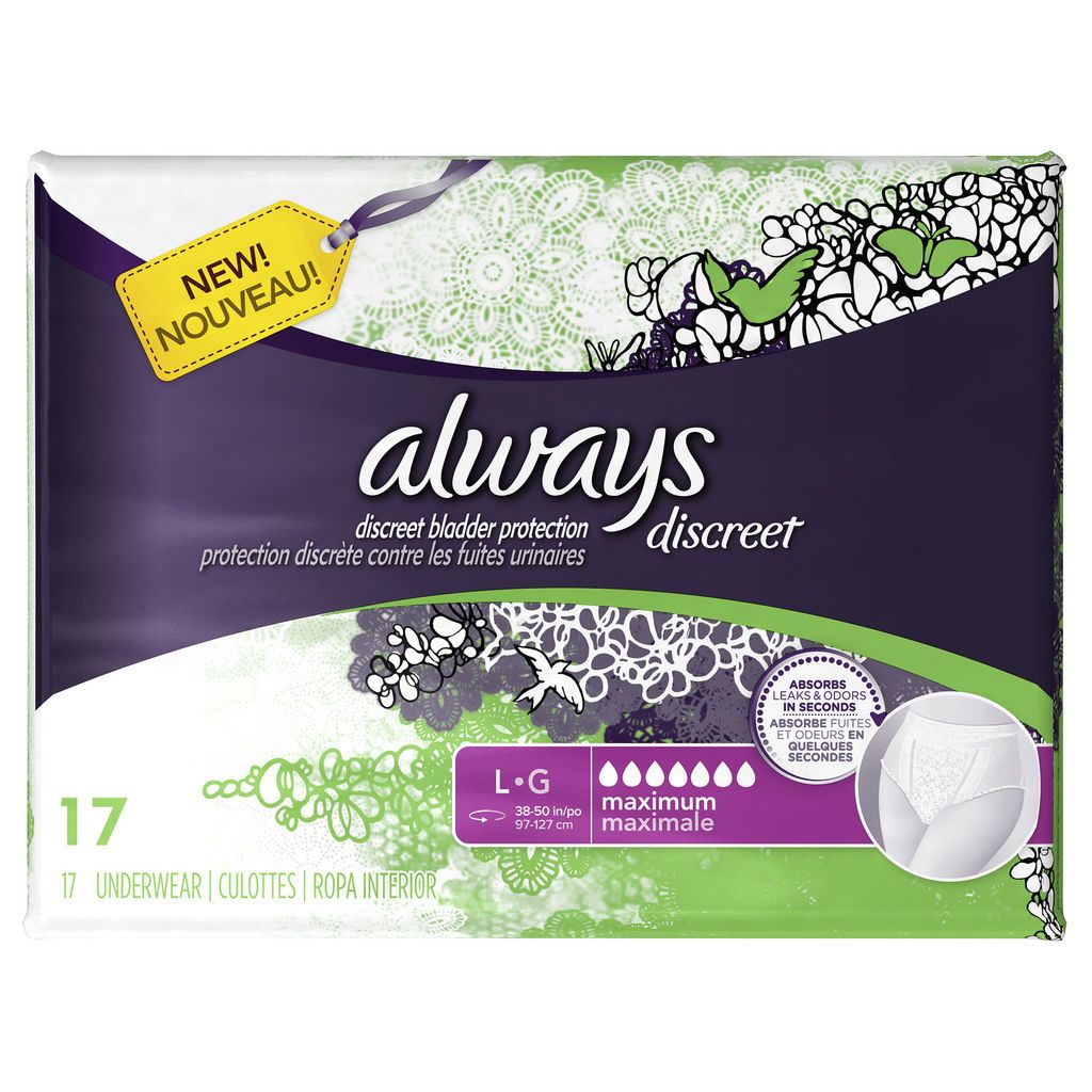 DISCREET BLADDER PROTECTION UNDERWEAR