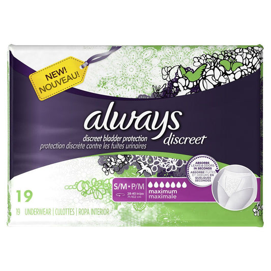 DISCREET BLADDER PROTECTION UNDERWEAR