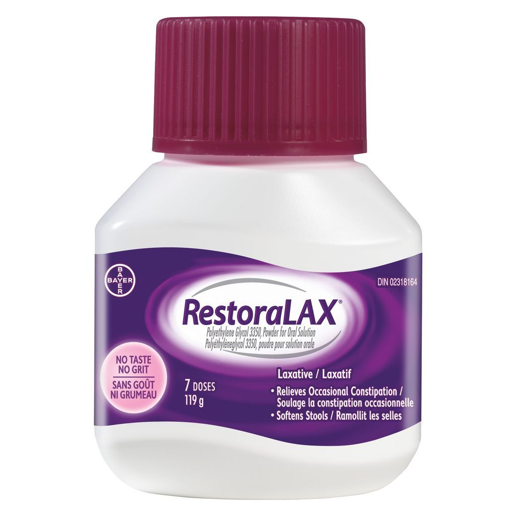 RESTORALAX PEG3350 GENTLE LAXATIVE POWDER