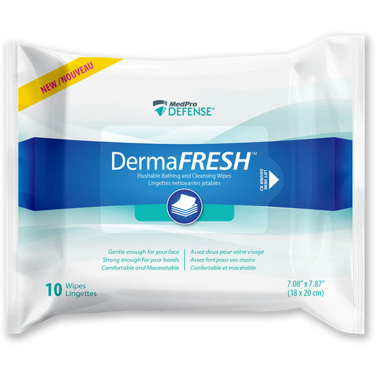 DERMAFRESH FLUSHABLE WIPES