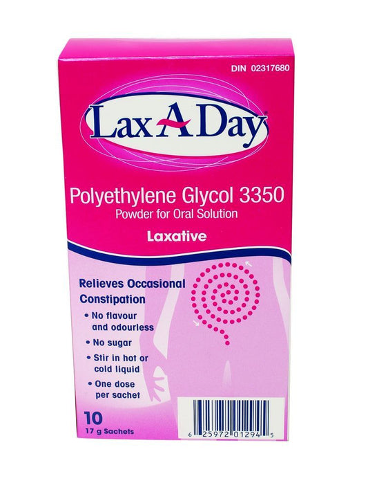 LAXADAY PEG 3350 GENTLE LAXATIVE POWDER