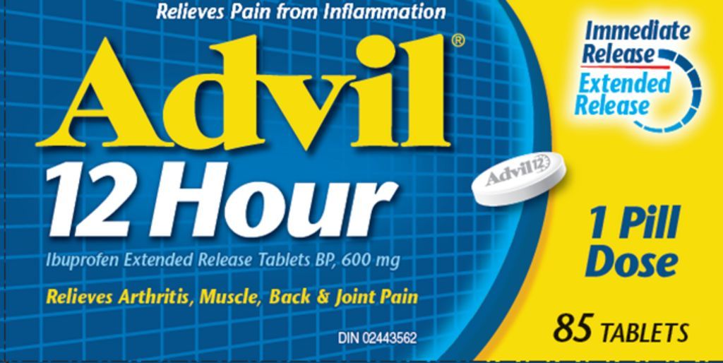 ADVIL 12 HOUR (600MG)