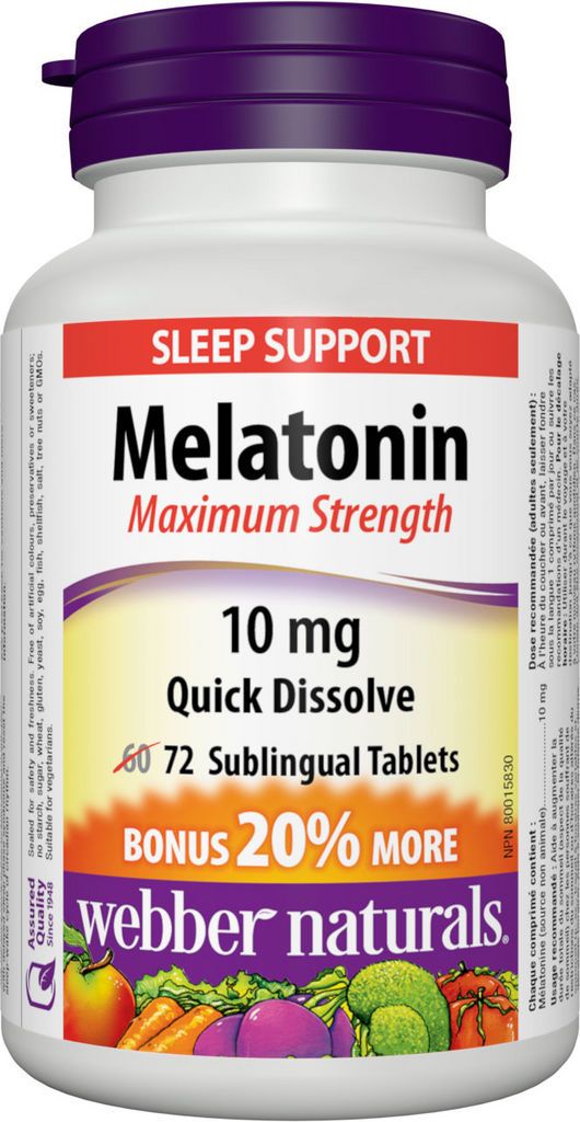 MELATONIN SUBLINGUAL TABLETS