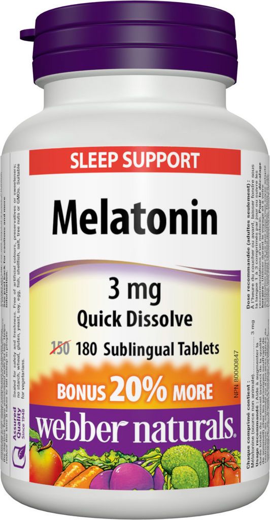 MELATONIN SUBLINGUAL TABLETS