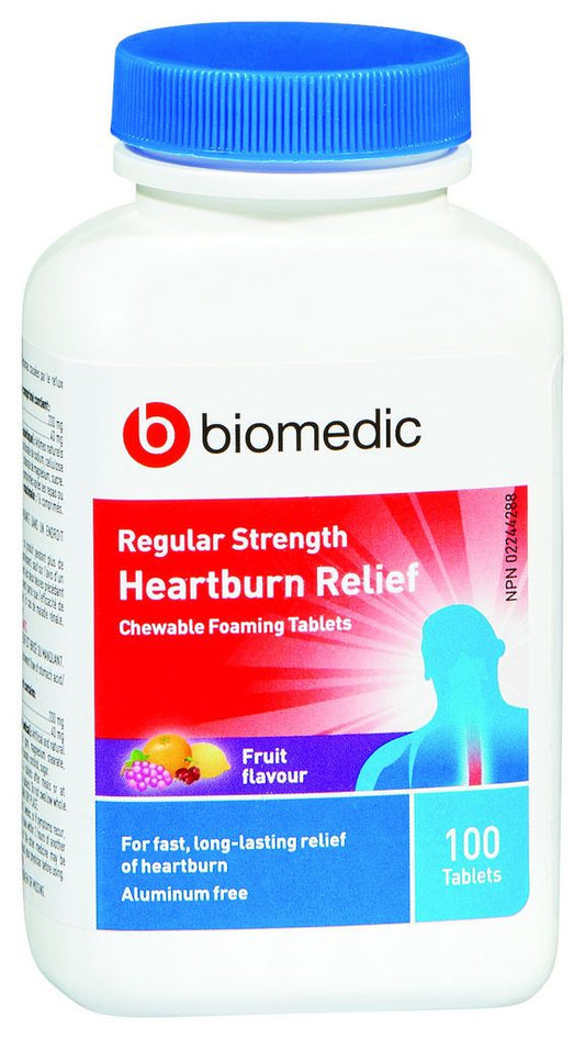 HEARTBURN RELIEF FOAMING TABLETS