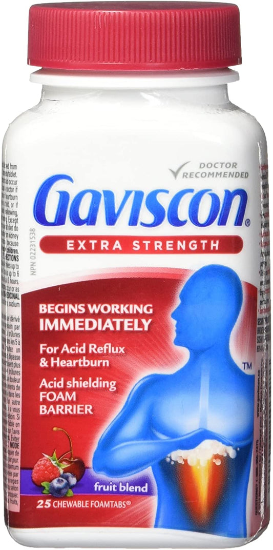 GAVISCON EXTRA STRENGTH CHEWABLES