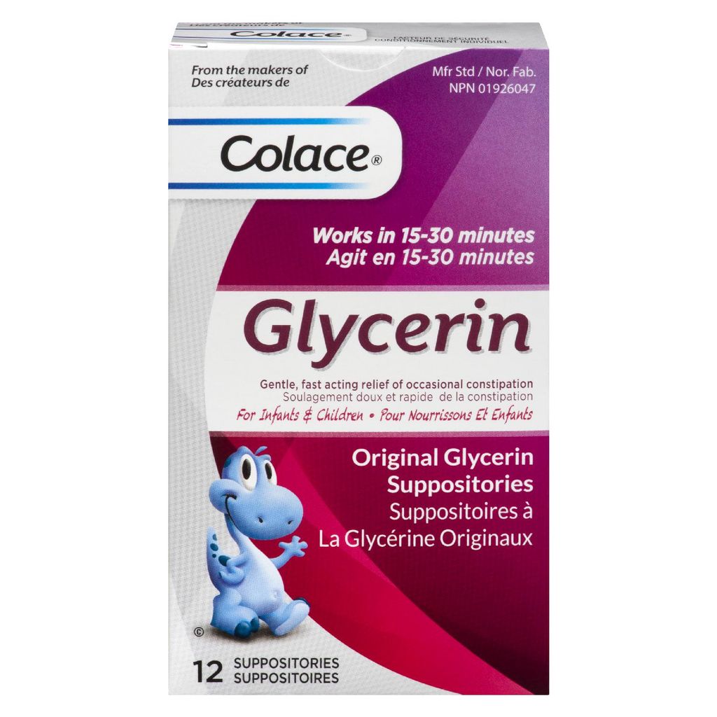 GLYCERIN SUPPOSITORIES FOR INFANT&CHILDREN