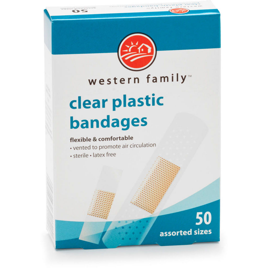 CLEAR PLASTIC BANDAGES