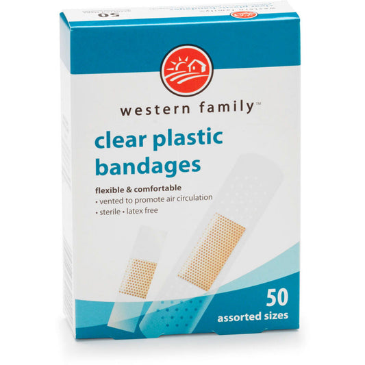 CLEAR PLASTIC BANDAGES