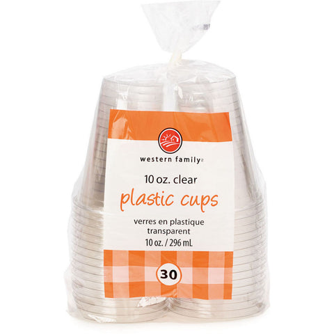 CLEAR PLASTIC CUPS