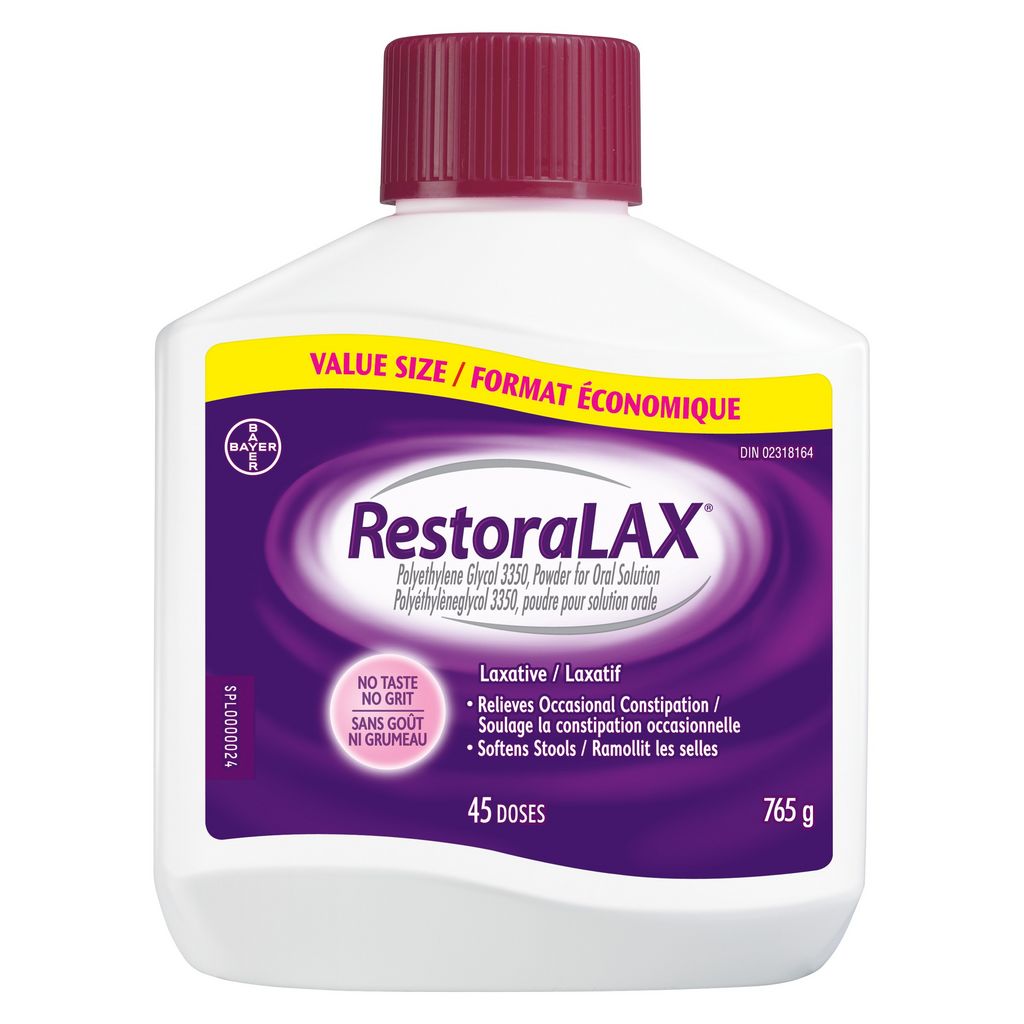 RESTORALAX PEG3350 GENTLE LAXATIVE POWDER