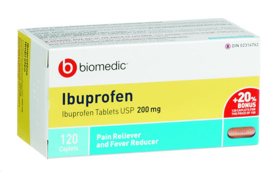 IBUPROFEN 200MG CAPLETS