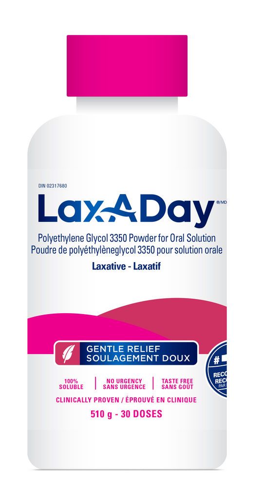 LAXADAY PEG 3350 GENTLE LAXATIVE POWDER