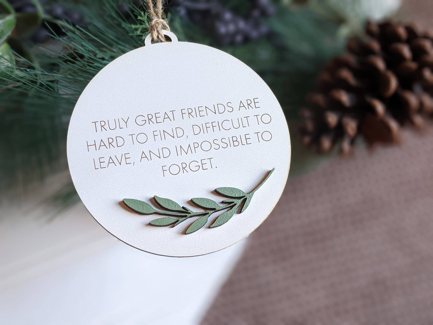Friends Christmas Ornament